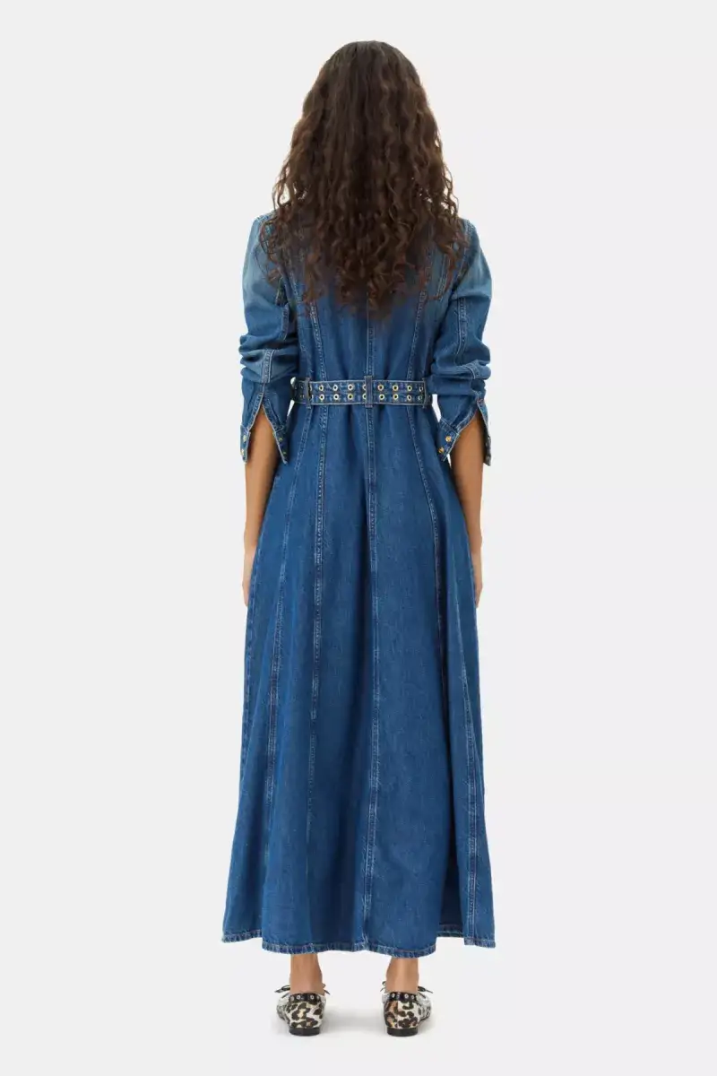 Ganni J1611 Jeansblauw
