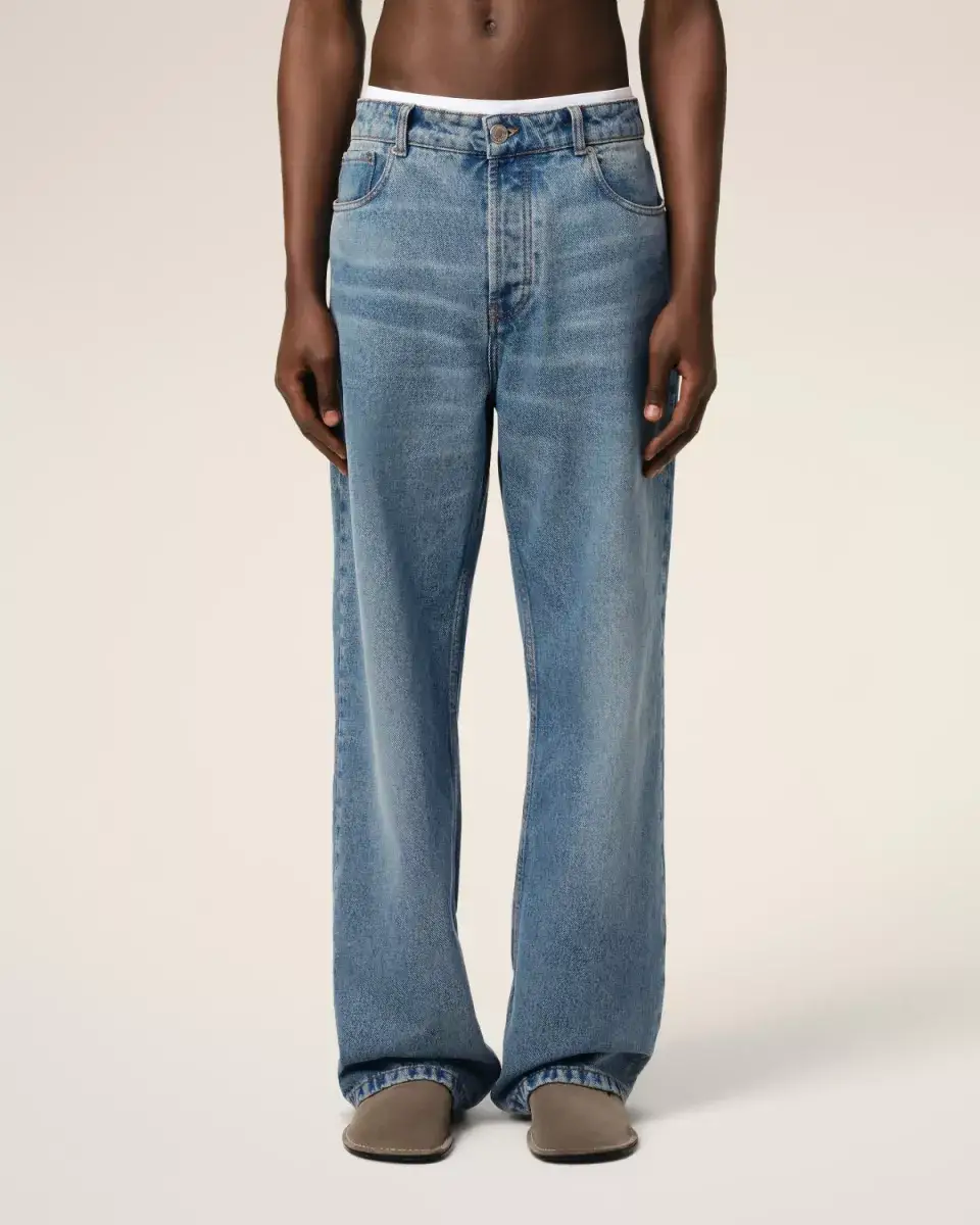 Ami Paris HTR450 Jeansblauw