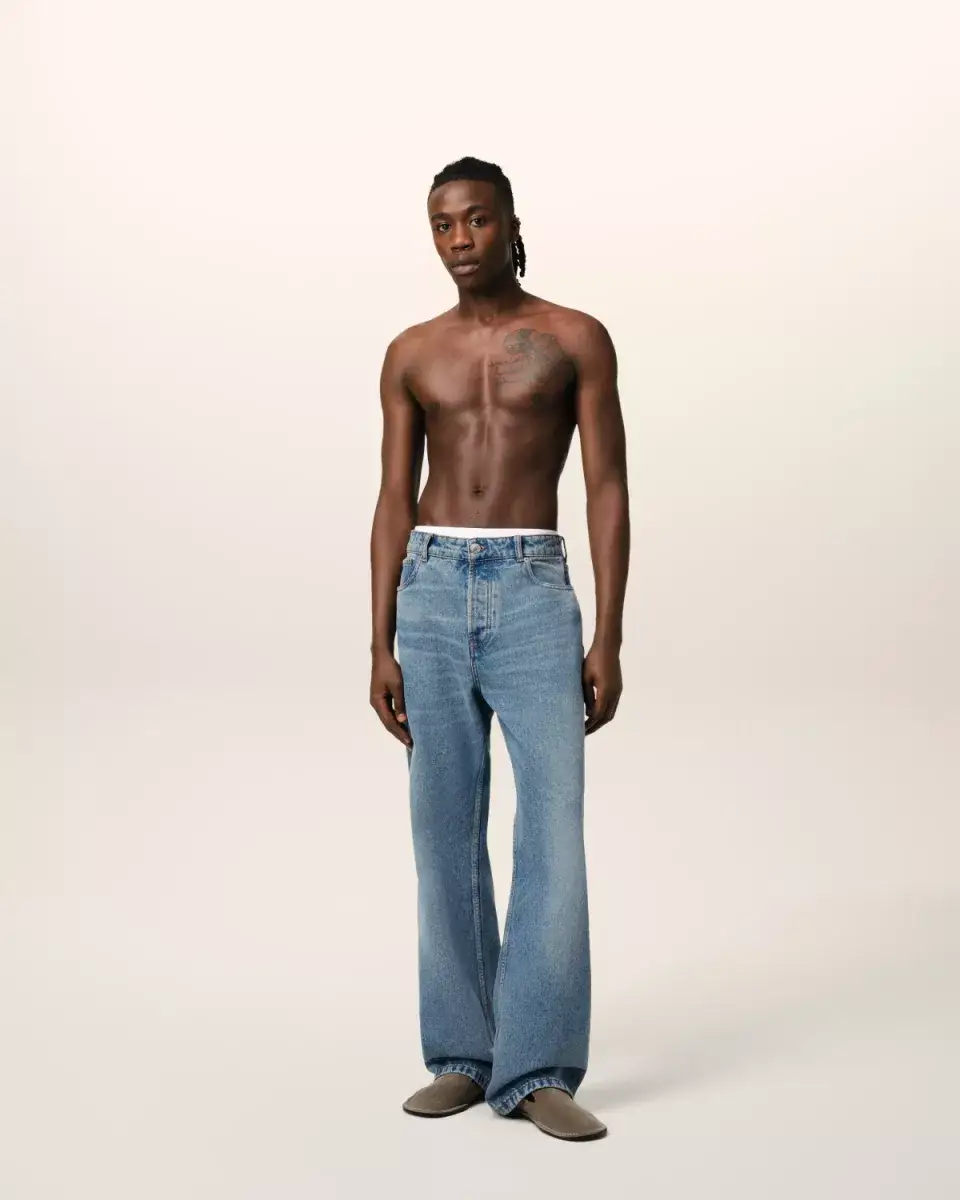 Ami Paris HTR450 Jeansblauw